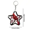 Llavero Acrílico de Pájaros del Amor 2D Nuevo En Stock Venta al por Mayor Anime Estrella de Cinco Puntas Colgante para Mochila Estudiantil Vida