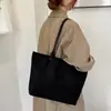 Bolsa tote grande de camurça para mulheres, novo estilo 2026, bolsa de ombro para o dia a dia, bolsa casual versátil e estilosa