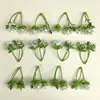 Plantas Verdes Artificiales, Flores de Plástico Falsas, Césped Artificial Verde, Flores Decorativas, Césped Decorativo para Cajas de Dulces, Césped Decorativo para Cajas de Regalo, Piñas Falsas