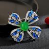 Novo design estilo europeu luxo leve elegante broche de laço elegante elegante elegante elegante broche feminino acessórios anti-exposição