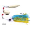HENGJIA/HENGJIA 4 colores 20 g chico barbudo borla ruido Blackfish bass Luya cebo equipo de pesca cebo de pesca al por mayor