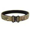 Cinto Tático Corte a Laser Sistema Molle Fivela de Liberação Rápida Camada Dupla Outdoor CS Vedação de Cintura Multifuncional