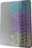 Teclado táctil bluetooth de 10 pulgadas 7 pulgadas teclado luminoso colorido teclado bluetooth de tres colores teclado de tres sistemas caja de ratón