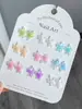 Adornos para uñas de flor de cristal mixto helado de moda, flores de colores tridimensionales súper de hadas, adornos para uñas transfronterizos, venta al por mayor