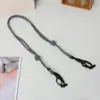 Bolsa de Compras Bordada Ecológica de Cadena de Bolas Estilo Japonés de Gama Alta Bolso Tote de Hombro de Nailon de Nicho para Mujer