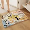 Tapete de Banheiro 2026 Novo Estilo Banheiro Antiderrapante Absorção de Água Secagem Rápida Tapete para Pés Espessado Resistente a Manchas Tapete de Caxemira Banheiro