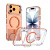 Funda de teléfono compatible con iPhone 18 Pro Max con Carga Magnética y Soporte para Lente, Cubierta Protectora Anti-Caídas de Alta Transparencia para Apple 17