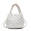 Bolso Cubo de Moda de Alto Valor Incrustado con Diamantes para Mujer, Nicho de Verano, Lujo Ligero, Estilo Pequeño Fragante, Bolso Versátil de Hombro Cruzado
