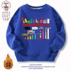 Blocos de Construção Digitais Numberblocks Roupas para Meninos e Meninas Moletons Primavera e Outono Manga Longa Desenho Animado Casual Roupas Infantis Tops Tendência