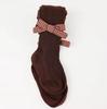 Primavera 2024 nuevos pantimedias lindos Corea del Sur moño calcetines sin costuras para niñas leggings de algodón costura a mano cabeza