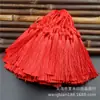 Abanico de Borla de 8 cm Sombrero de Invitación Cortina de Borlas Placa de la Fortuna Decoración Colgante Linterna Marcapáginas Sobre Rojo Fábrica de Borlas