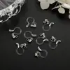 Acessórios para Brincos DIY Clipe de Orelha U-Shaped de Resina Japonês e Coreano Invisível Conversor para Brincos de Argola de Metal Brincos Sem Furo