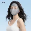 Máscara de Protetor Solar Facial Completa de Seda Gelada de Verão Sem Costura com Proteção UV Integrada UPF50+ Respirável Não Abafante Máscara de Sombreamento para Mulheres