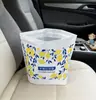 Bolsa de basura para coche de pie, bolsa de basura desechable para coche, bolsa de basura adhesiva engrosada, bolsa de almacenamiento a prueba de fugas para el coche