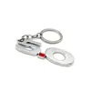 Chaveiro de metal modificado para carro JDM NOS HKS pingente de liga de zinco para Toyota Honda