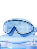 Gafas de Natación para Niños y Niñas, Marco Grande, Impermeables, Antivaho, Anti-UV, Gafas de Natación de Alta Definición para Niñas