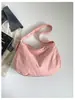Bolsas de lona casuais de grande capacidade estilo coreano para atacado, novas e da moda, adequadas para o trabalho e a escola