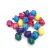 Campana de Hierro de 14 MM Campana Colorida Campana para Educación Infantil Campana de Navidad Hecha a Mano DIY Campana de Hierro Colorida de Una Palabra
