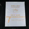En stock bolsa de embalaje con cremallera para cortinas bolsa transparente esmerilada de gran capacidad bolsa de embalaje con logotipo con forma de cortina