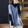 Outono e inverno nova cor pura simples solto manga morcego top elegante macio glutinoso suéter colete decote em V malha colete para mulheres