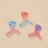 Transparente como Gelo Glitter Cauda de Peixe Desenho Animado Artesanal DIY Cola de Creme Capa de Celular Acessórios para Penteado Presilha de Cabelo Acessórios de Resina Atacado