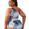 Xintai 22 años nuevo traje de baño europeo y americano de talla grande de una pieza más fertilizante para aumentar el comercio exterior fabricantes de trajes de baño para mujeres gordas entrega directa