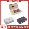 Caja de puros portátil, humectante y resistente a la presión, sellada con ABS, de fábrica de Suzhou, 10 unidades, para viaje en casa