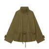 Parka de Moda y Elegante de Corte Holgado para Mujer, Nueva Colección Primavera 2026, Transfronteriza AliExpress 0155240