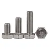 En stock tornillos de hexágono exterior de rosca completa DIN933 M3-M18 tornillos de hexágono exterior tornillos de acero inoxidable 304