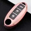 Adecuado para la funda de carcasa para llave de coche Nuevo Teana, X-Trail, Murano, Bluebird, Sylphy, Qashqai, Tiida y Nuevo Nissan de Nissan