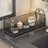 Estante de almacenamiento para baño, estante de almacenamiento para artículos de tocador junto al lavabo en el baño, estante de almacenamiento de escritorio, herramienta organizadora