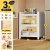 Armário de armazenamento de chão para cozinha e sala de jantar com porta, armário de armazenamento com porta, micro-ondas, forno, panela, armário de armazenamento de função multicamada, prateleira
