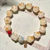 Celebridade da Internet Gato Qingti Garra Fresca Pulseira Doce Estilo Menina Estilo Casal Pulseira Envolto no Dedo Feminino Corrente de Contas Suave para Mão Atacado