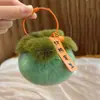 Pele de coelho Rex imitação coisa boa acontecer chaveiro pingente boa Caqui acontecer bola de pelúcia mochila bolsa decoração para pendurar pingente de Caqui feminino