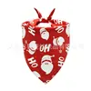 E-commerce Transfronteiriço Produtos para Pets Lenço Triangular Lenço Triangular de Natal para Pets Bavete Decoração para Pets