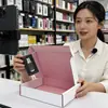 Caja Rosa con Forma de Avión de Fábrica, Caja de Embalaje para Envío Exprés Extra Dura de Tres Capas, Caja Plegable de Cartón Corrugado con Color Rosa y Blanco Contrastante, Se Puede Imprimir con Logo