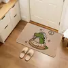 Felpudo de Alfombra para Puerta de Entrada para Uso en el Hogar, Imitación Lino con Base de Goma, Felpudo Antideslizante, Felpudo Resistente a Manchas, Alfombra Anti-Sisal al por Mayor