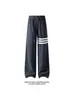 Colección Otoño 2026: Pantalón de Chándal Blanco con Patrón de Escamas de Dragón, Tres Rayas TB, Tallas M-5XL, HK261067-Especial P30