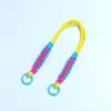 Huayang Estilo Ins Tendencia Lanyard Tejido para Teléfono Cuerda Trenzada Creativa de Bloques de Color Accesorio Correa Corta de Muñeca Cuerda de Mano