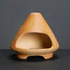 Estufa de Aromaterapia Cerámica Transfronteriza Resistente a Llama Abierta Quema de Madera Sagrada Salvia Cedro Ambiente Chimenea Pequeña Estufa de Leña Peruana