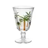 Caneca Pintada à Mão com Palma 240ml Cristal Ecológico - Lyor