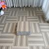 Alfombra Patchwork de Rayas de Espuma Alfombra de Piso Dormitorio Alfombra de Escalada Sala de Estar 2024 Nuevo Estilo Alfombra de Piso Alfombra para Habitación