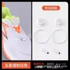 Hebilla giratoria para zapatos en stock al por mayor cordones perezosos sin atar accesorios antibucles negro blanco cuerda de alambre de acero hebilla giratoria