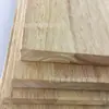 Tablero de Madera de Caucho Ensamblado a Dedo con Chapa de Papel Melamínico Linjin Wood Industry Tablero para Muebles de Roble Disponible en Múltiples Tamaños y Colores