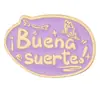 Moda Europea y Americana Transfronteriza Estilo Nuevo Bendición Todo Sale Bien Insignia Creativa Elegante Broche de Letra Inglesa Decoración para Mochila