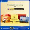 Caixa de embalagem para viagem de frango frito para churrasco Caixa de frango frito coreano Caixa descartável para viagem de fast food Logotipo
