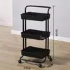 Prateleira Móvel de Banheiro/Vaso Sanitário Multicamadas para Cozinha, Carrinho de Piso para Quarto, Prateleira de Armazenamento, Prateleira de Armazenamento para Lanches