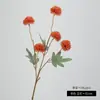 Ramo Artificial de Diente de León en Colores de Otoño, Flores Artificiales de Hortensia, Flores de Seda, Mesa de Comedor, Sala de Estar, Arreglo Floral de Interior, Decoración del Hogar