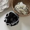 Goma para el pelo negra de doble capa del mismo estilo que Zhao Lusi y Xu Yan, Nuevo accesorio para el cabello de alta gama para mujer, Goma para el pelo de Otoño e Invierno