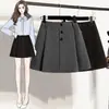 Falda de Verano 2026 Nueva de Cintura Alta Adelgazante Línea A, Falda Holgada de Moda y Versátil, Falda de Paraguas Casual Estilo Coreano Tallas Grandes